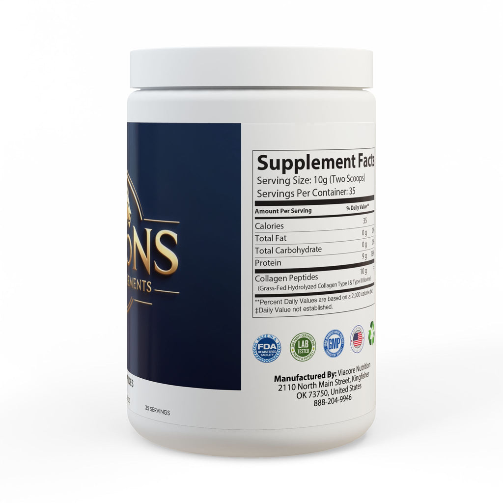 Collagen Peptides Type I & III (350g, 12.3oz)