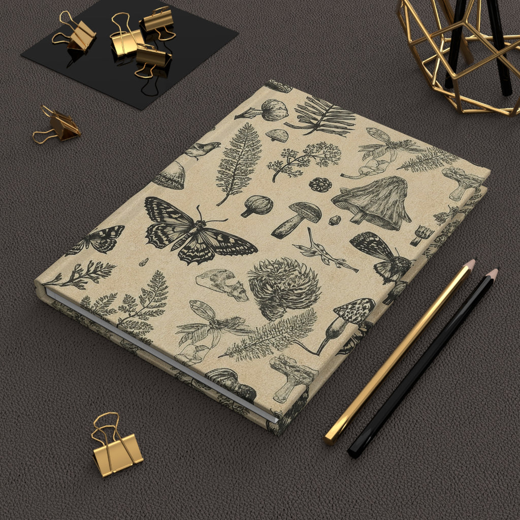 Vintage Botanical Hardcover Journal
