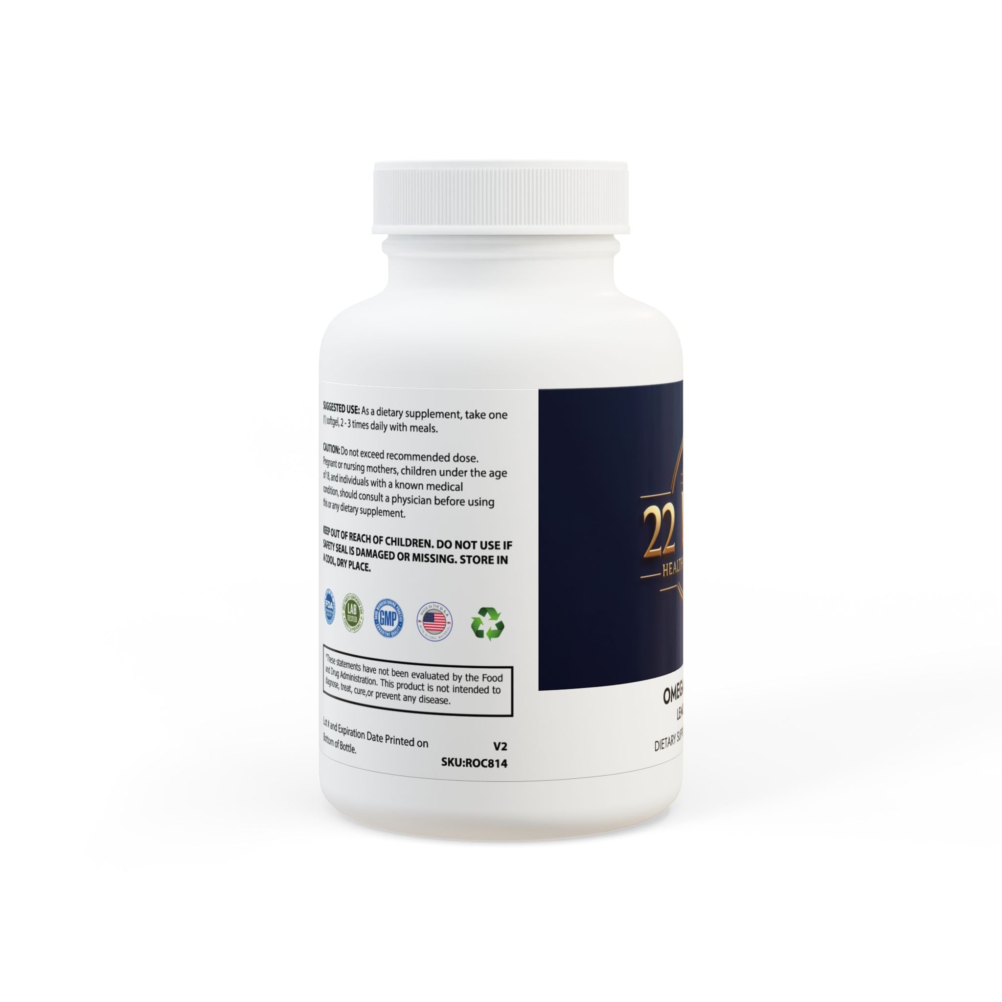 Omega 3 Fish Oil (60 Softgels)