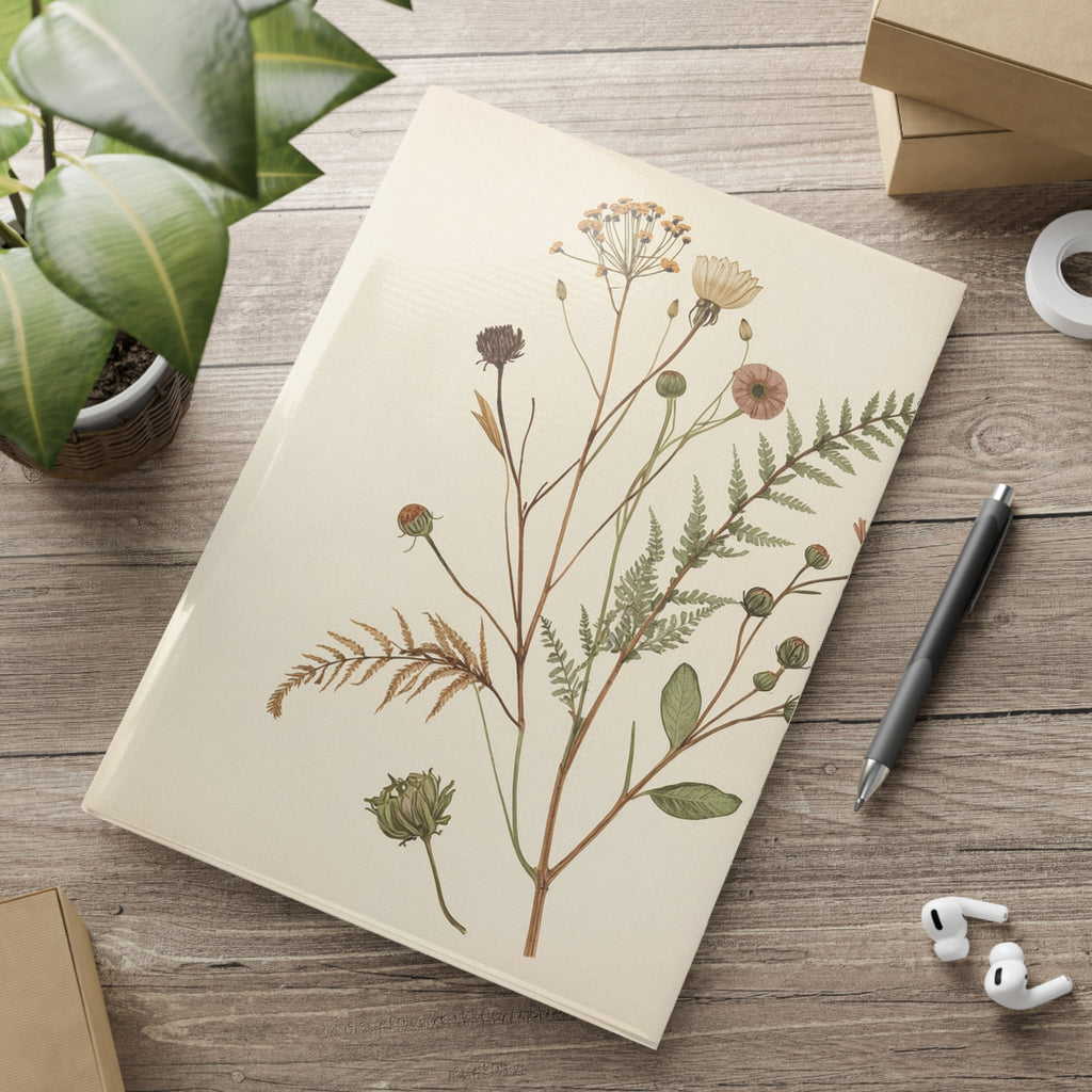 Floral Hardcover Journal