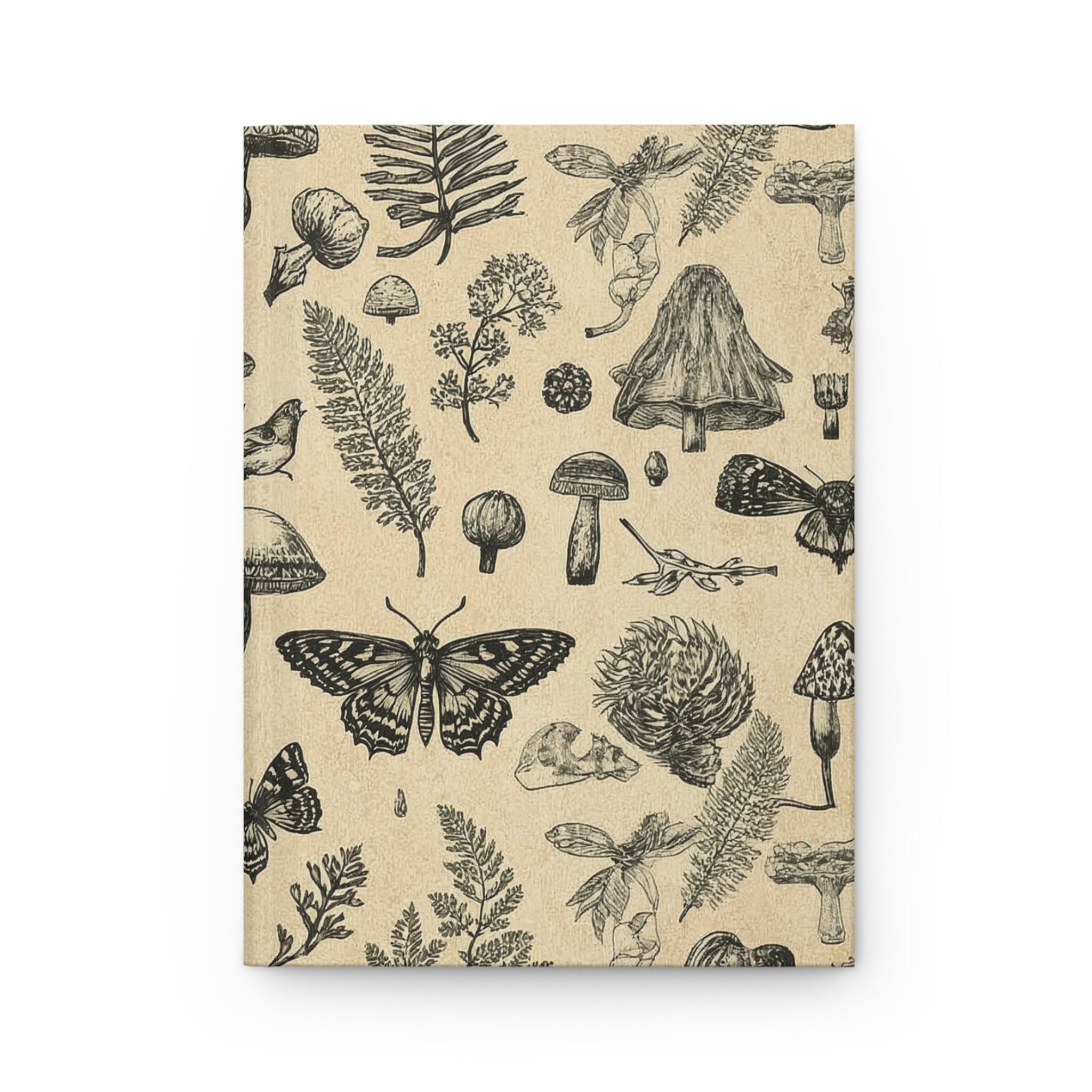 Vintage Botanical Hardcover Journal