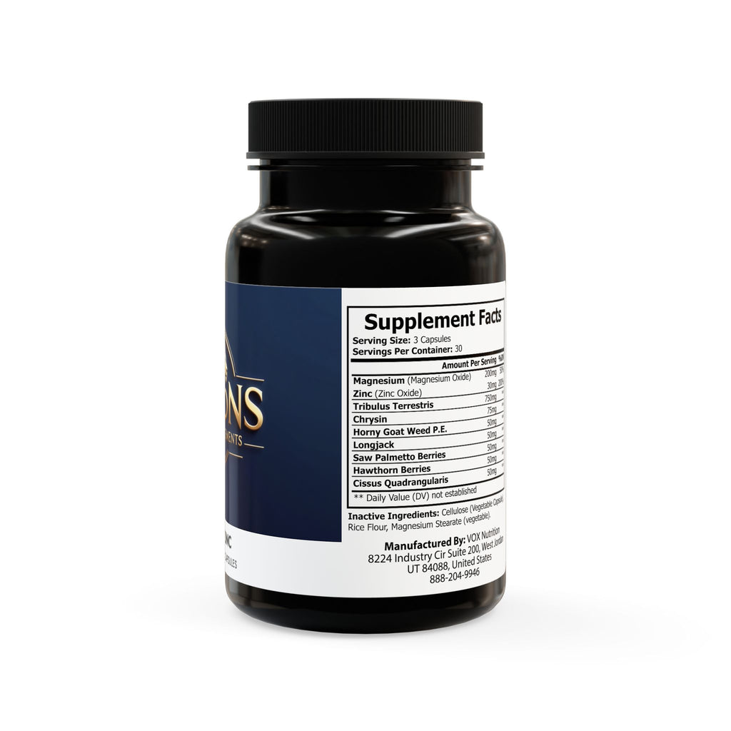 Magnesium and Zinc (90 Capsules)