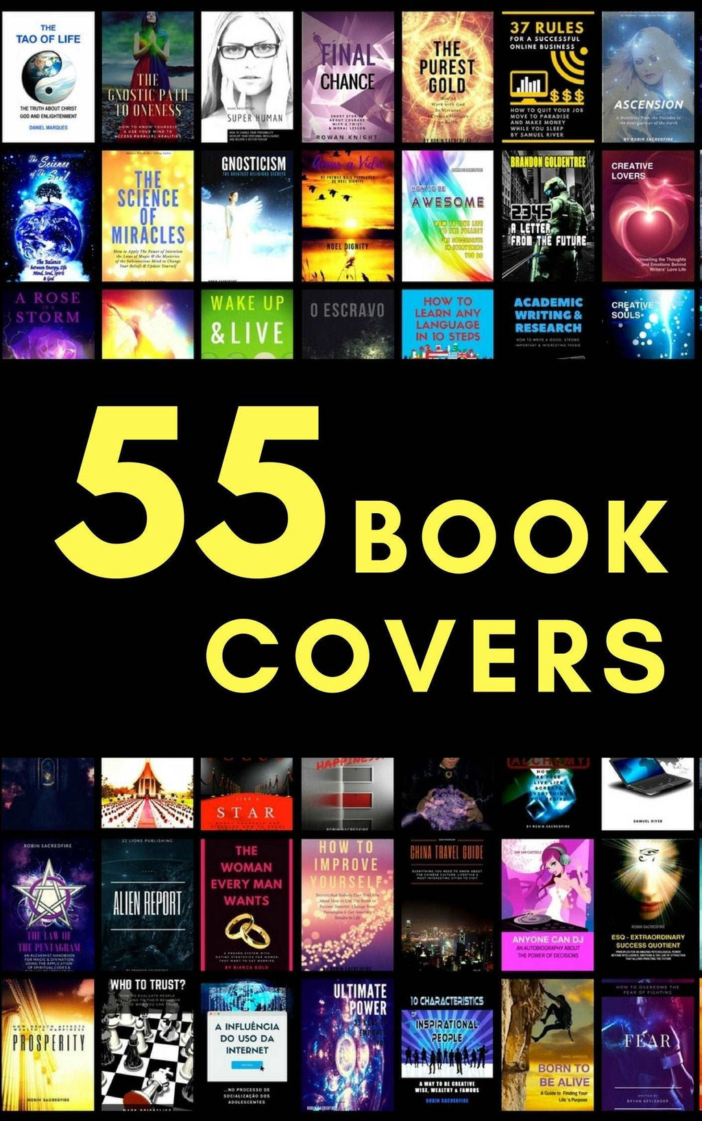 55 High Quality Book Covers Templates - 22 Lions Shop