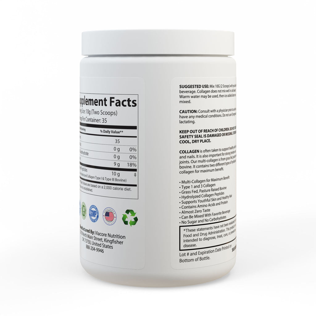 Collagen Peptides Type I & III (350g, 12.3oz)