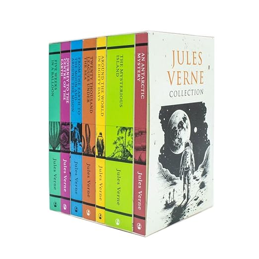 Jules Verne 7 Books Set Collection