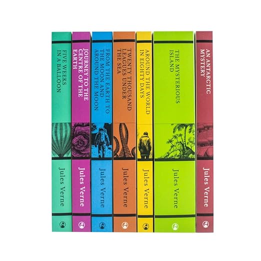 Jules Verne 7 Books Set Collection