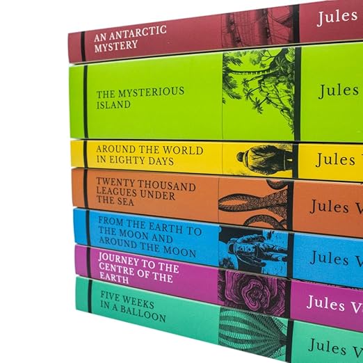 Jules Verne 7 Books Set Collection