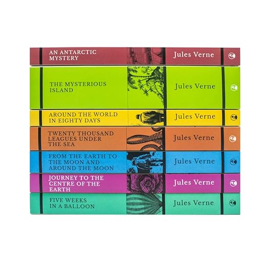 Jules Verne 7 Books Set Collection