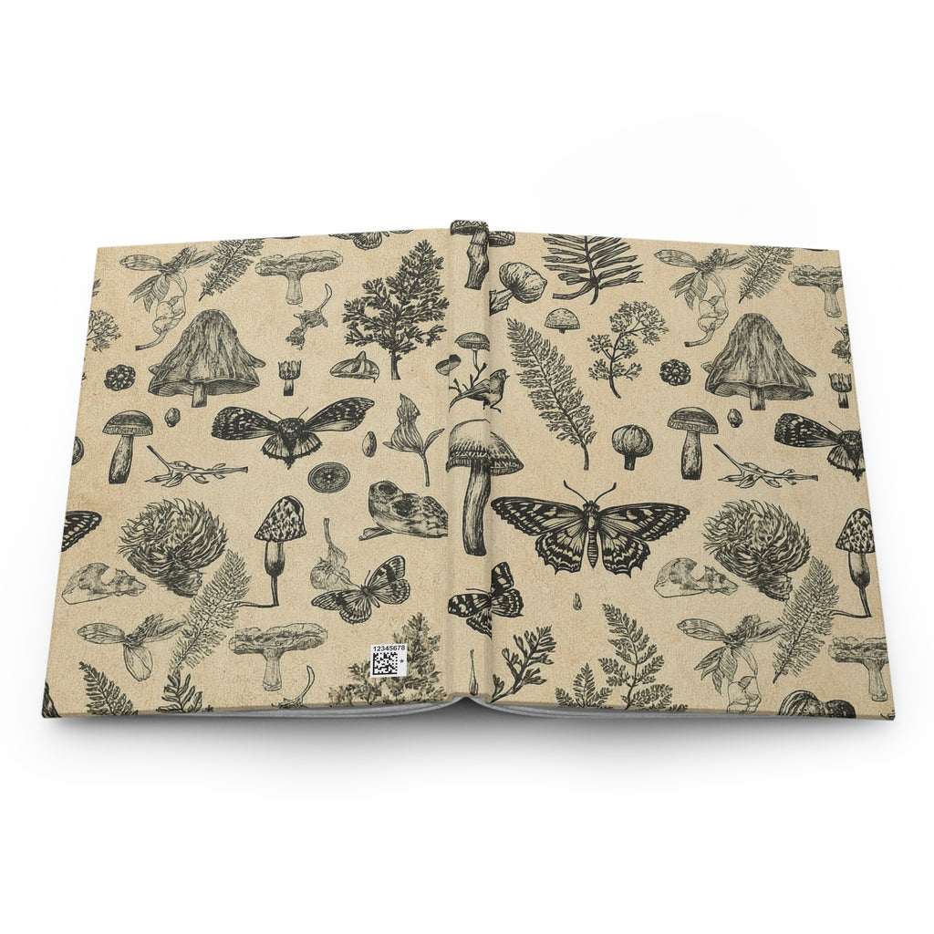 Vintage Botanical Hardcover Journal