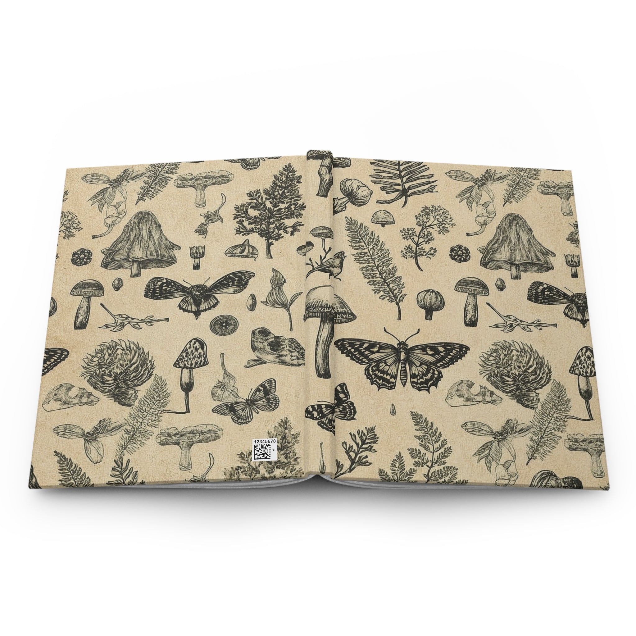 Vintage Botanical Hardcover Journal