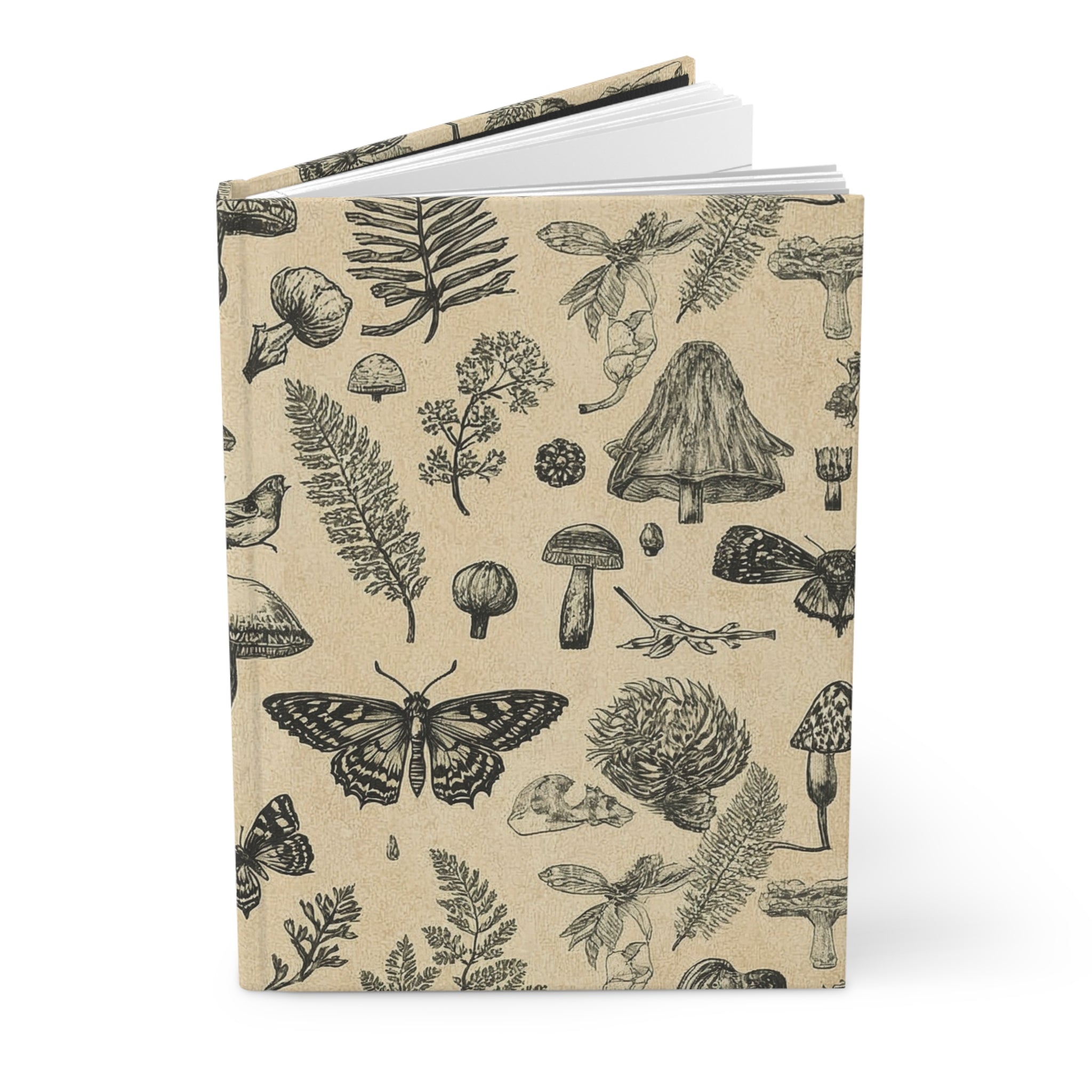 Vintage Botanical Hardcover Journal