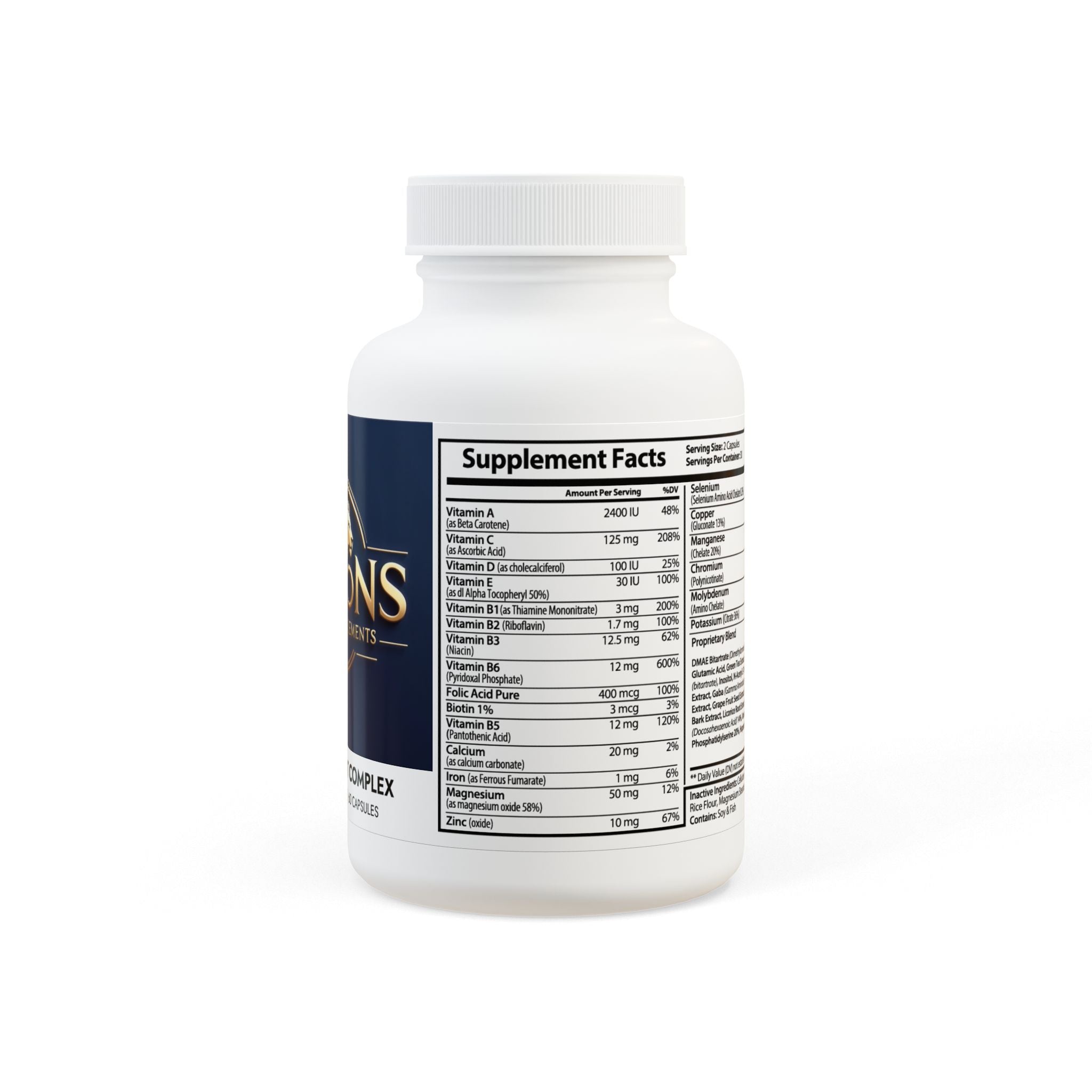 Brain Support Complex Supplement (60 Capsules)