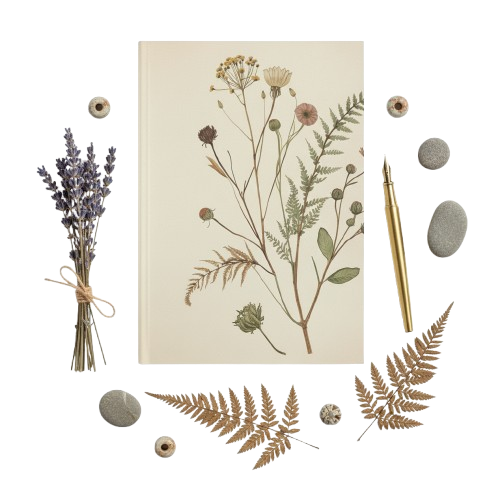 Floral Hardcover Journal