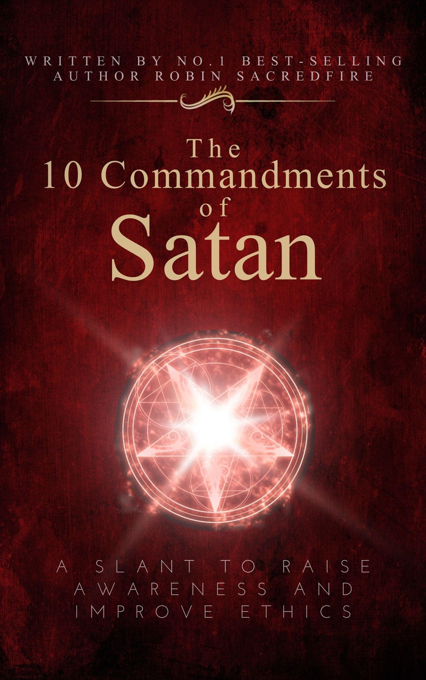 The 10 Commandments of Satan English